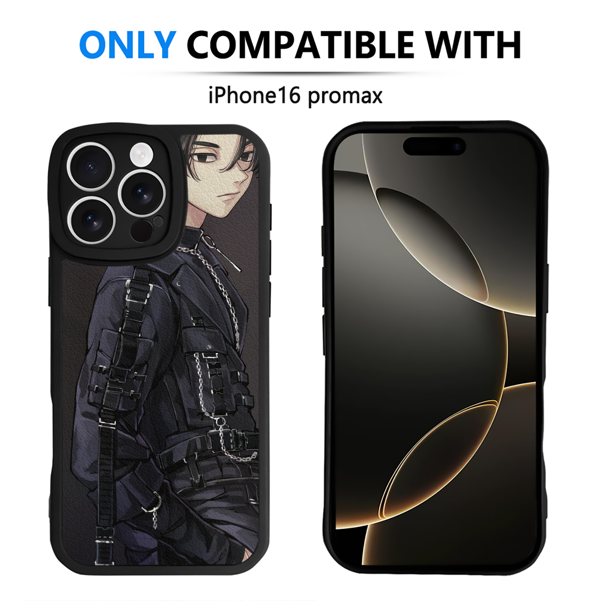 （画像用） 東京リベンジャーズ Tokyo Revengers 【iPhone 16シリーズ対応】シリコンスマホケース（レザー調） 材質：シリコン